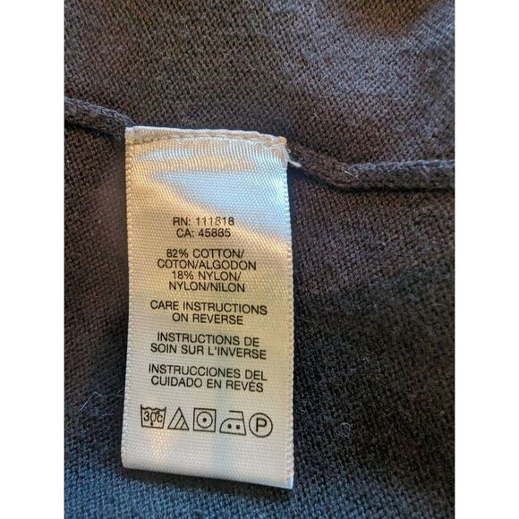 Michael Kors Dress Women's Small Black Short Sleeve Knee Length Cotton Blend - Picture 5 of 8